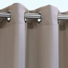 Ebern Designs Fairman Solid Semi-Sheer Grommet Single Curtain Panel   